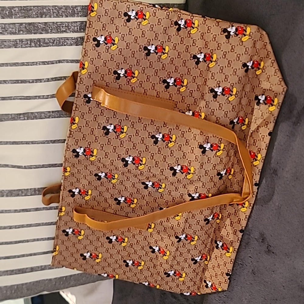Mickey Mouse Brown Kids Tote Bag